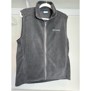 Columbia Women's Fleece Vest Gray Size Medium‎